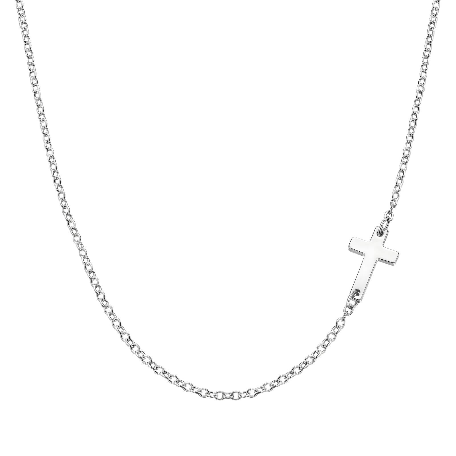 Necklace cruz silver